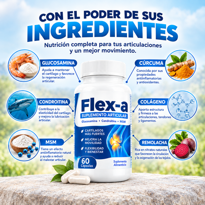 FLEXA - Cápsulas que desinflaman y fortalecen las articulaciones