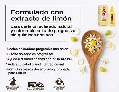 SUN IN - Aclara tu cabello de forma rápida y segura  ✨