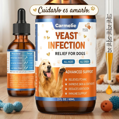 Carmelie - Fórmula natural para aliviar la picazón y molestias de piel en perros