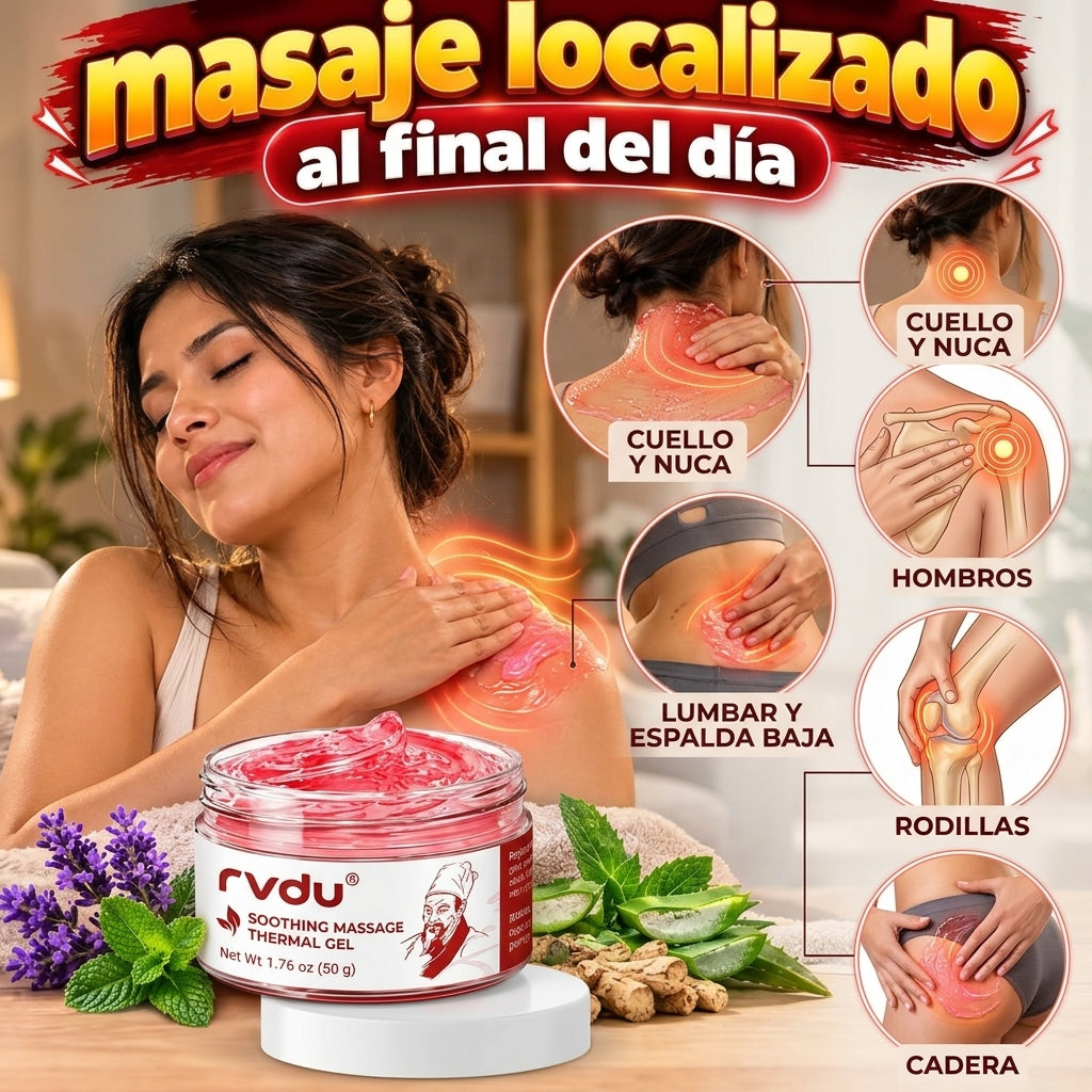 Gel -  térmico para masajear