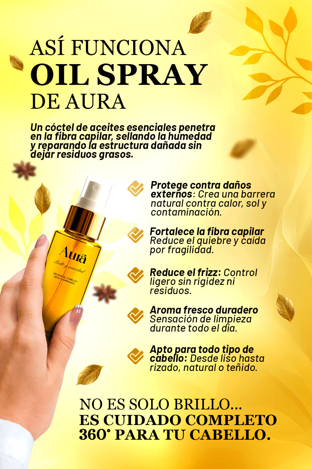 SPRAY ALISADOR AURA