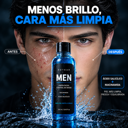 ROYKAR MEN - Jabon que elimina las imperfecciones del rostro