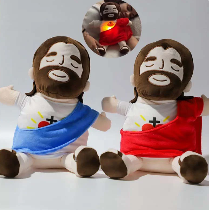 ABRAZO DIVINO - Peluche de Jesús que respira