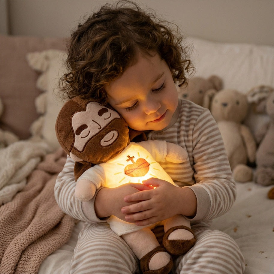 ABRAZO DIVINO - Peluche de Jesús que respira