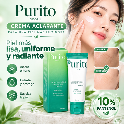 PURITO - Crema Coreana especializada en Reparar, Aclara y Fortalecer tu Barrera Cutanea