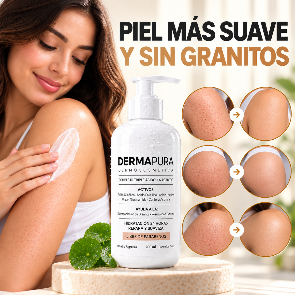DERMAPURA® – Recuperá una piel lisa y libre de granitos.