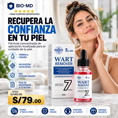 WART REMOVER - Removedor de Verrugas y Lunares