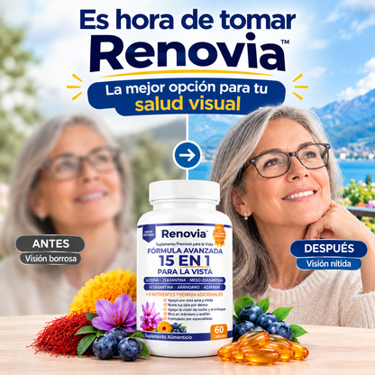 Renovia® Formula 15 en 1 | Protege y Cuida tu Salud Visual Cada Día