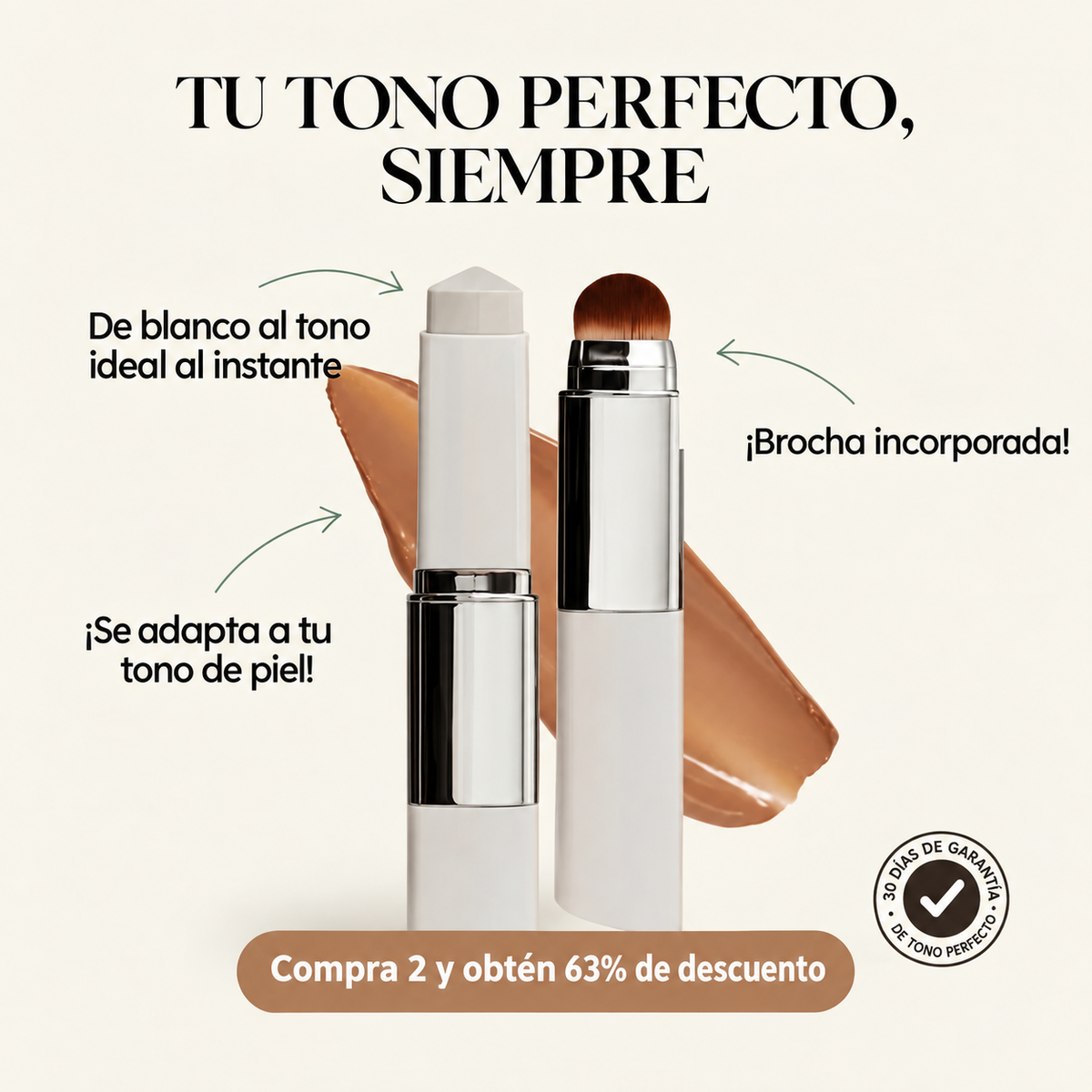 BASE COREANA - Base Efecto Glass Skin que se adapta a todos los tono de piel