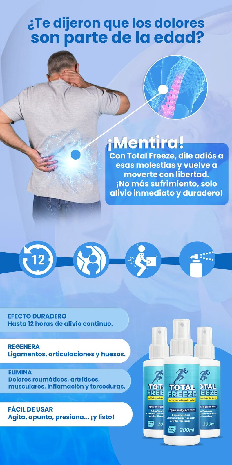 TOTAL FREEZE - Spray Analgesico