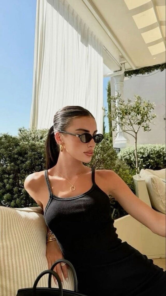 Gafas Femeninas — Estilo miu miu con un detalle dorado 👑