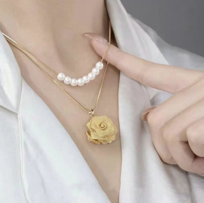 Set Romance Imperial(collar y aretes)