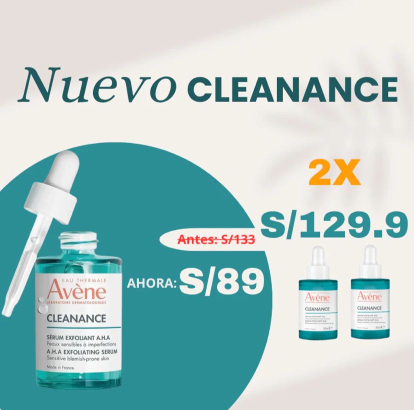 Cleanance Avène - el sérum que elimina el acné, reduce marcas y mejora la textura de tu piel