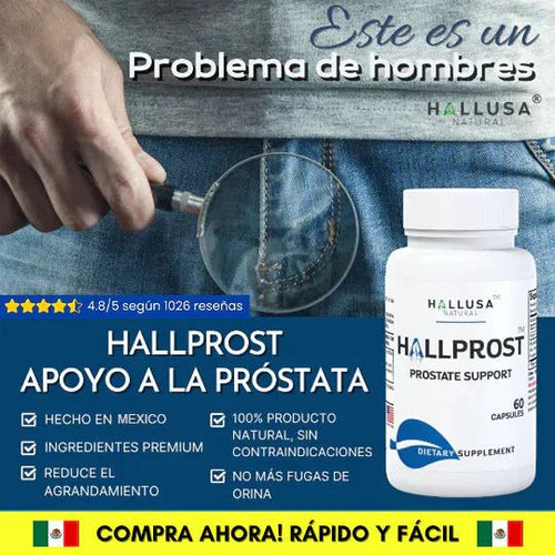 HALLPROST – Apoyo natural para tu próstata