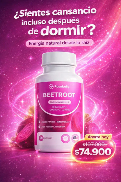 BEETROOT- Capsulas para el cansancio
