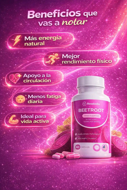 BEETROOT- Capsulas para el cansancio