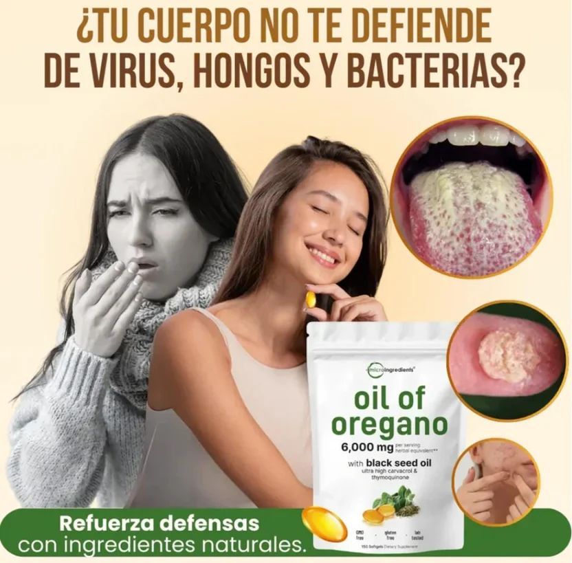 ACEITE DE OREGANO - Fortalece tu sistema imnune