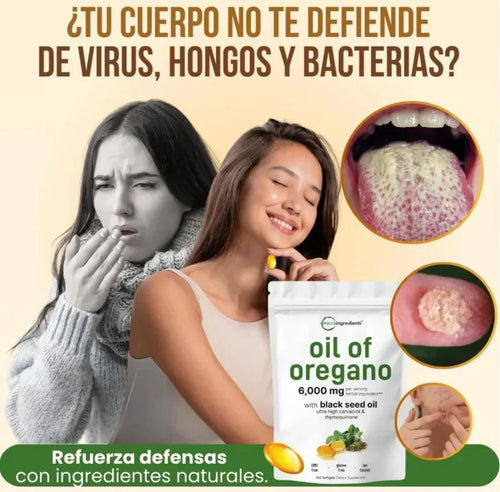 ACEITE DE OREGANO - Fortalece tu sistema imnune