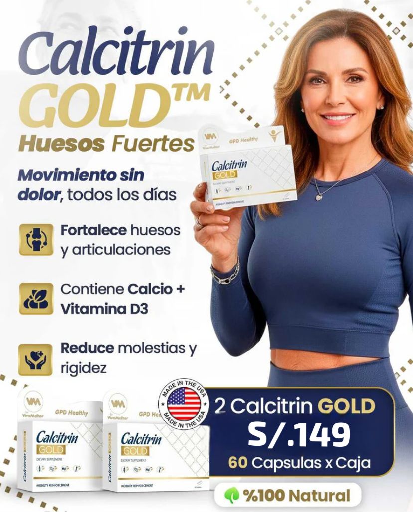 CALCITRIN GOLD - Cápsulas que desinflaman y fortalecen las articulaciones TIKTOK