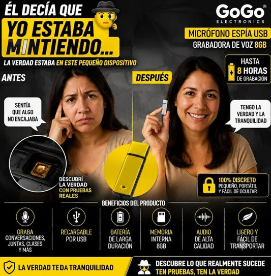 VoiceProof™ — Graba conversaciones con total discreción