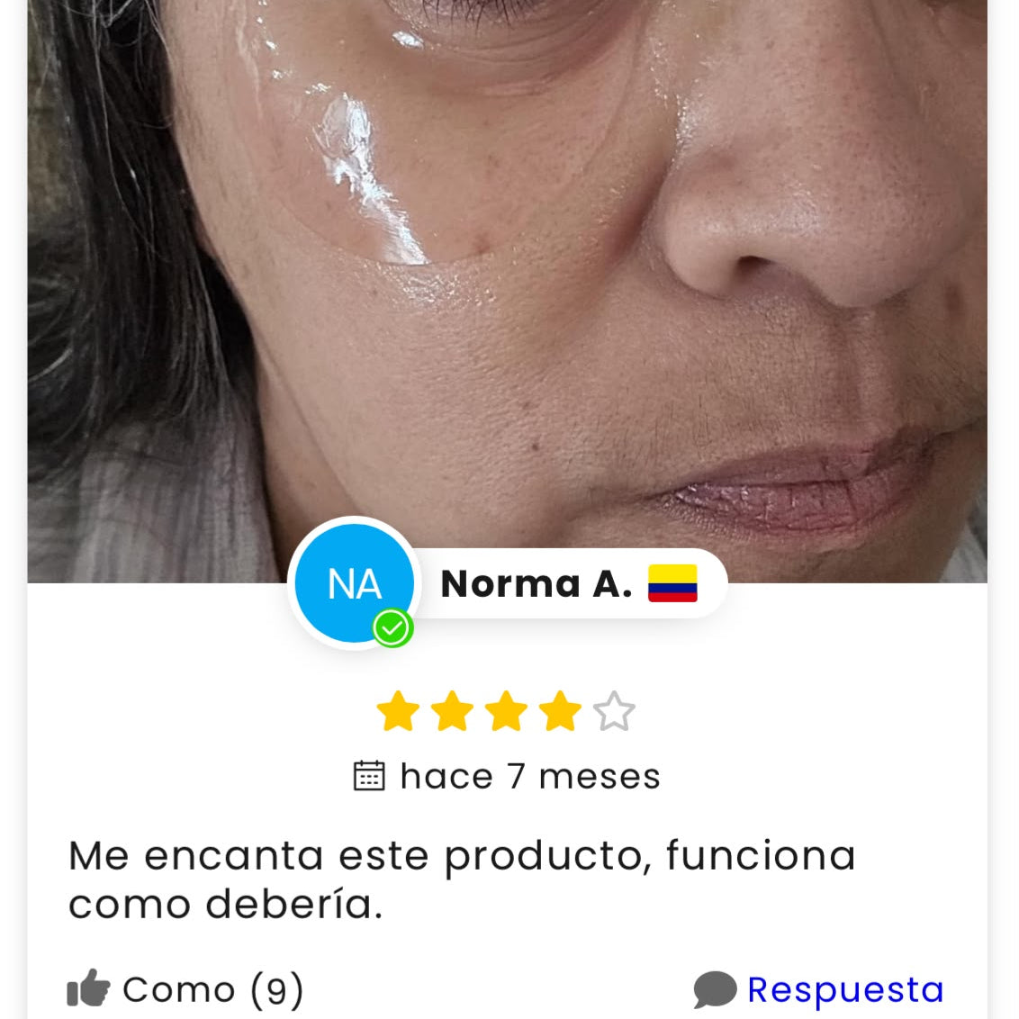 Rose Hyaluronic Eye Mask - Parches hidratantes para una mirada fresca y descansada