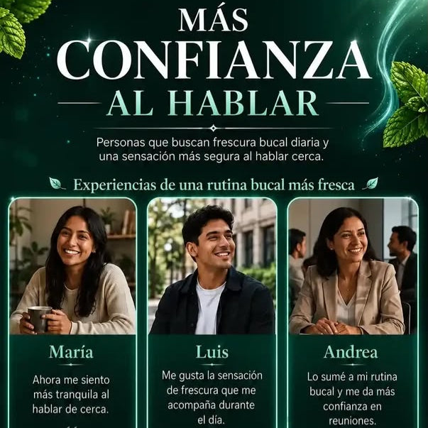 AlientoFresh Pro - Probióticos bucales para frescura y cuidado oral