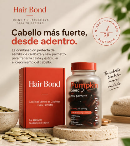 Hair Bond - Fórmula capilar contra la alopecia androgenética