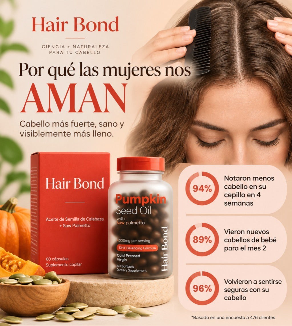 Hair Bond - Fórmula capilar contra la alopecia androgenética