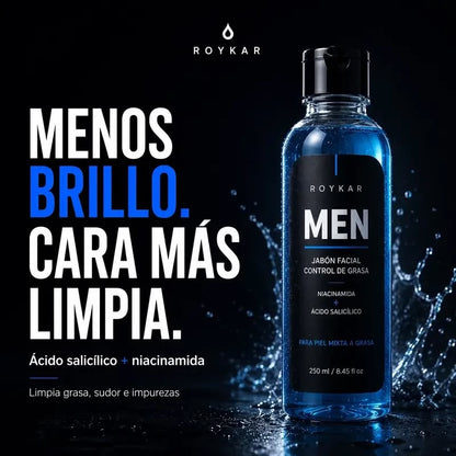 ROYKAR MEN - Jabon que elimina las imperfecciones del rostro