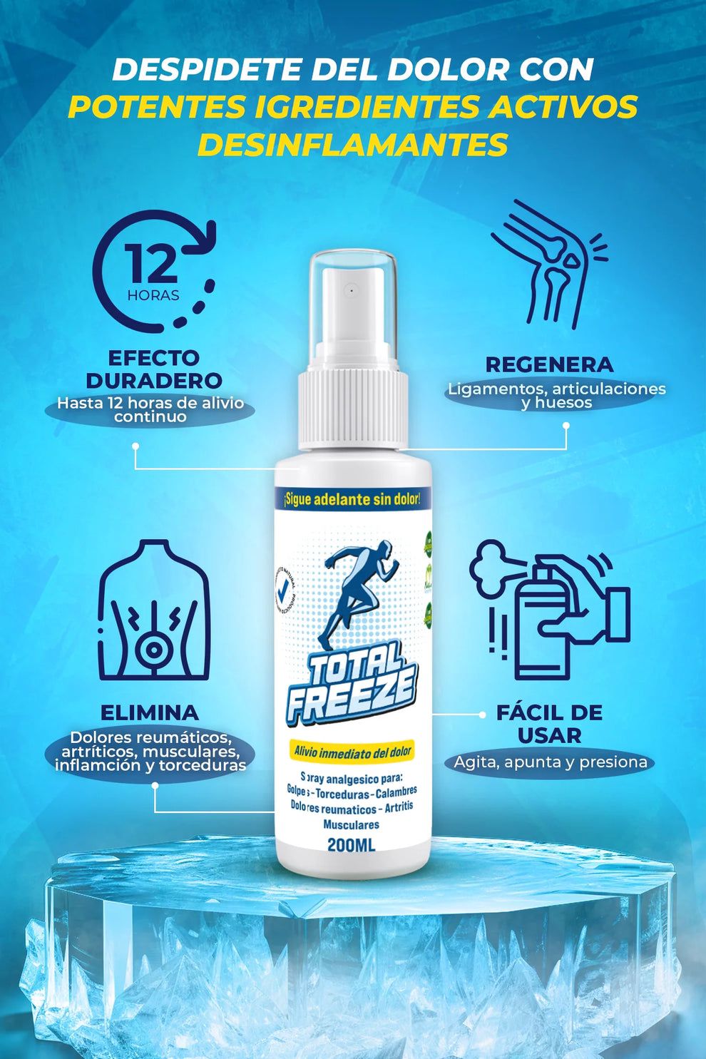 TOTAL FREEZE - Spray Analgesico