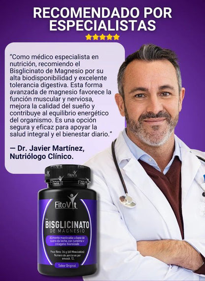 Bisglicinato de Magnesio – Deja de vivir cansada todos los días