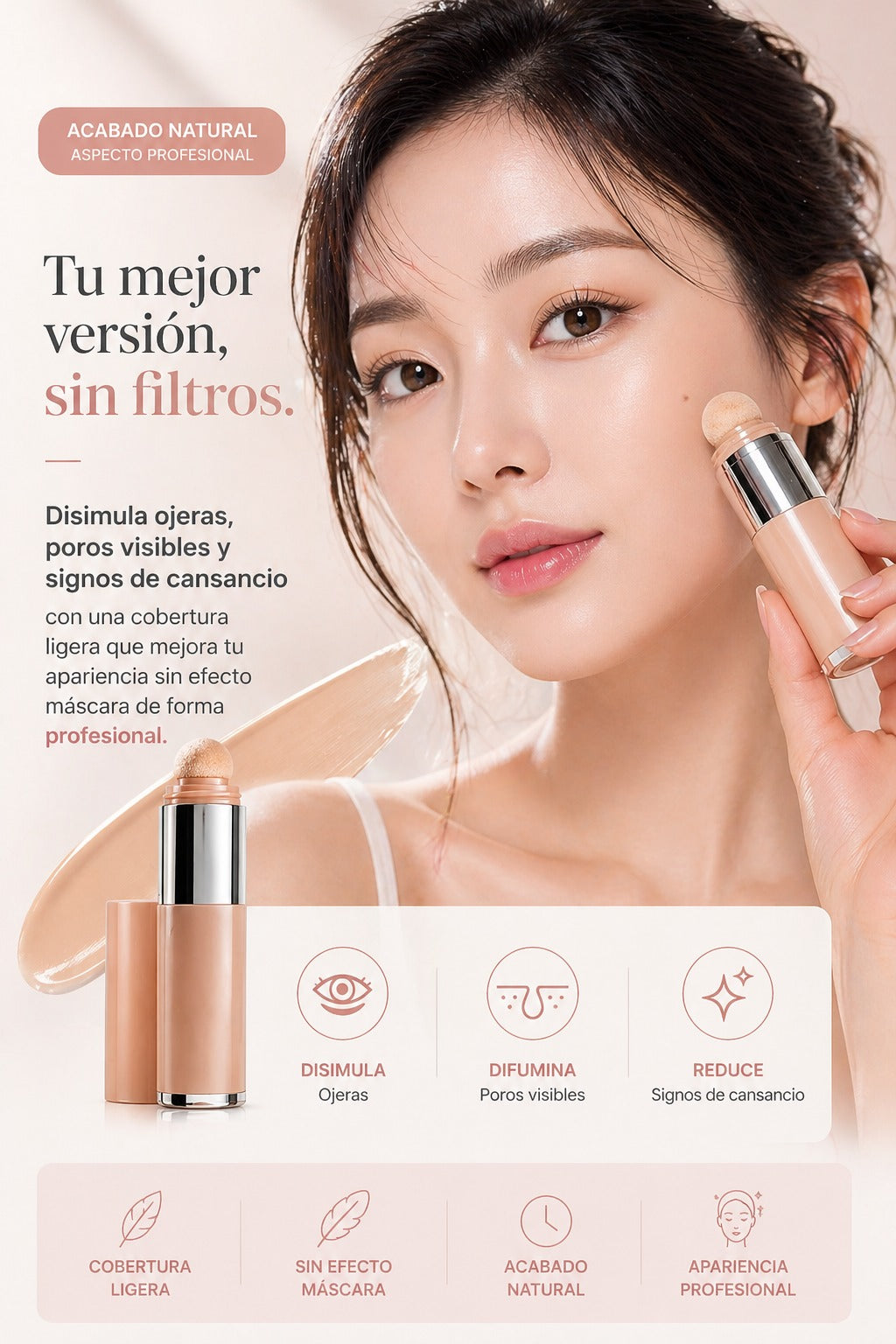 BASE CORRECTORA – Piel de filtro natural al instante