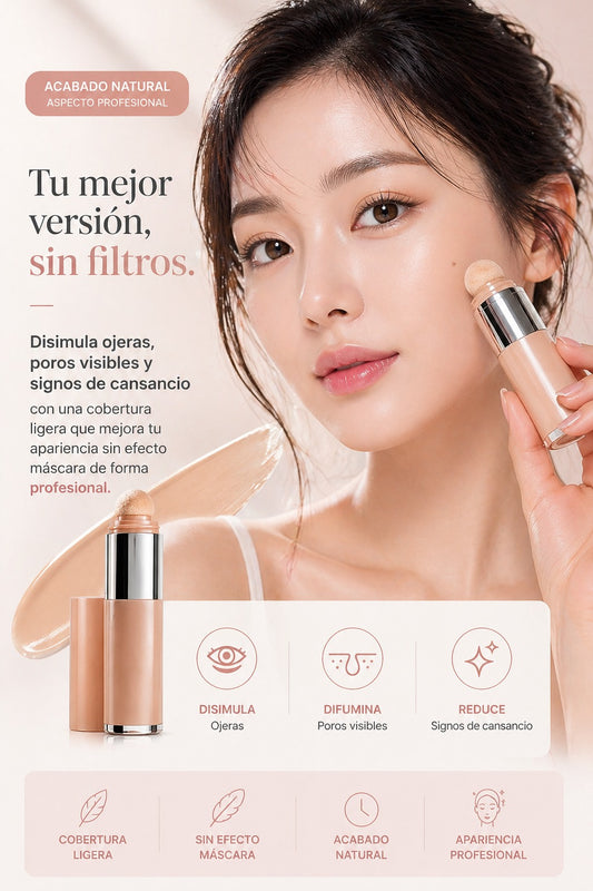 BASE CORRECTORA – Piel de filtro natural al instante