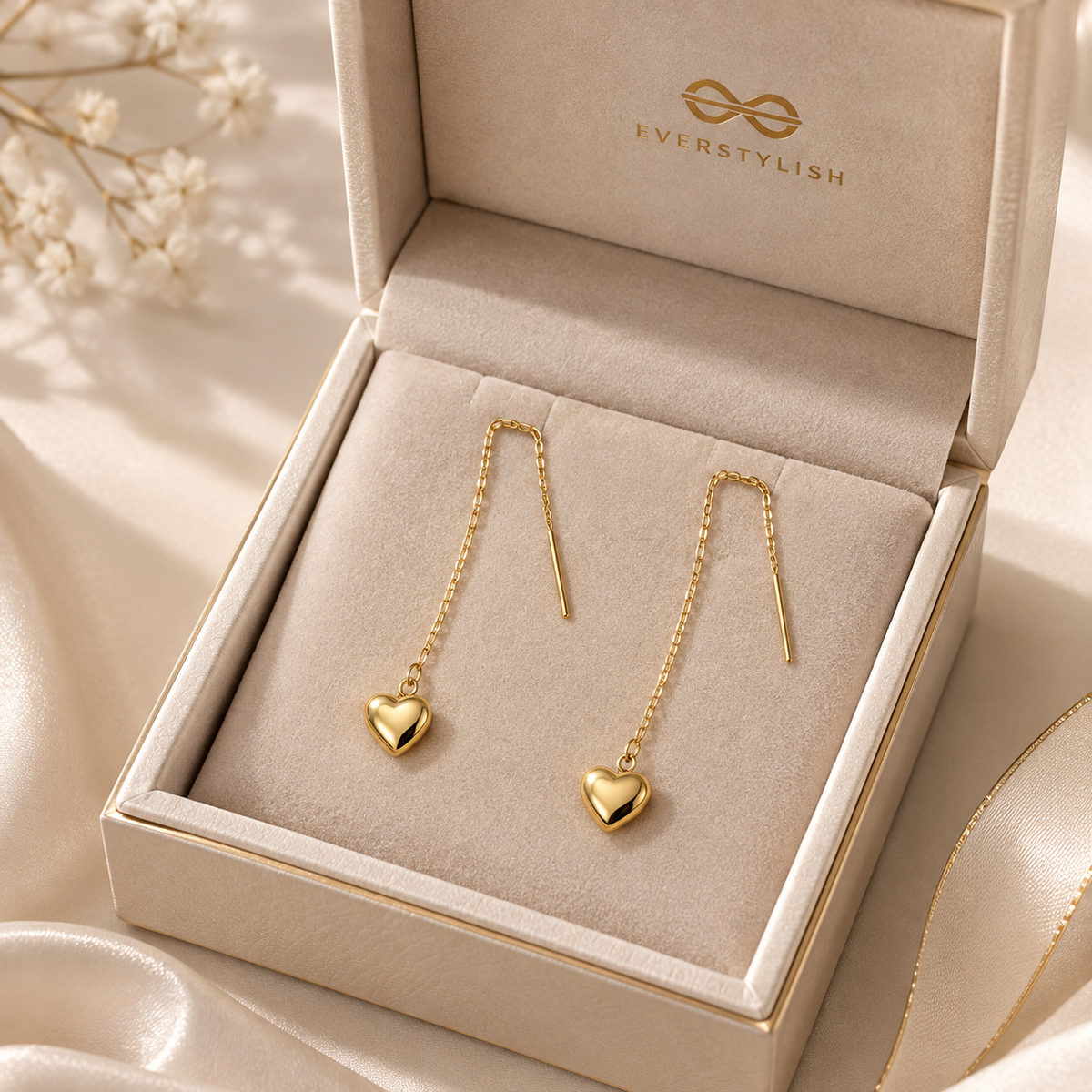 Aretes Corazón Colgante ❤️