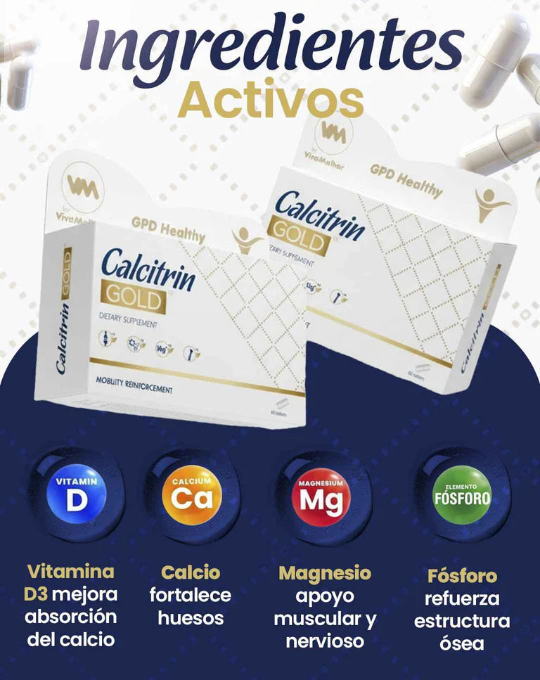 CALCITRIN GOLD - Cápsulas que desinflaman y fortalecen las articulaciones TIKTOK
