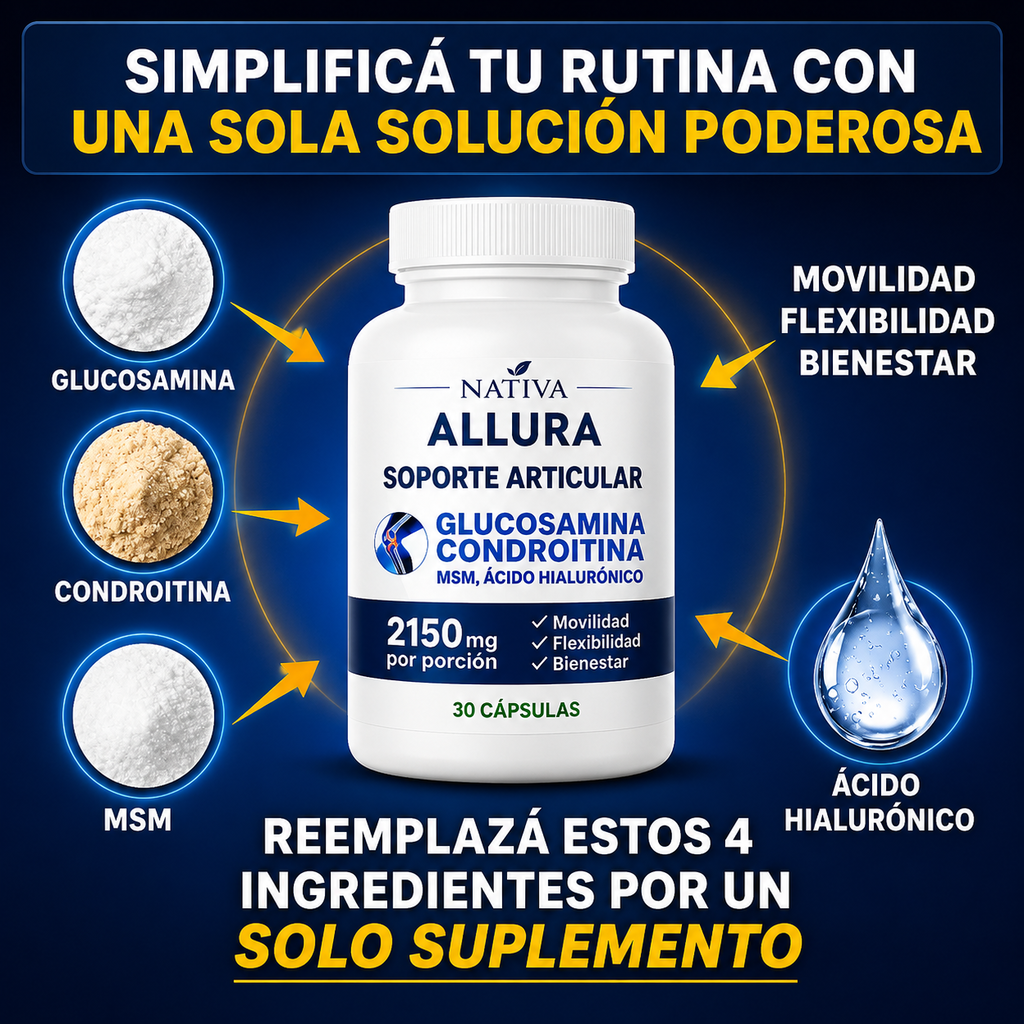 AlluraFlex™ — Alivia el dolor y la rigidez de las articulaciones