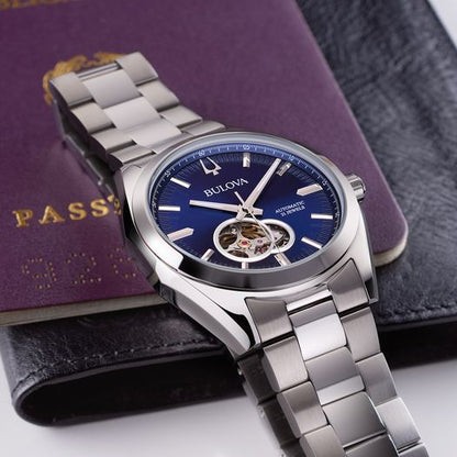 Bulova Surveyor 96A275 – Reloj Automático Clásico para Hombre