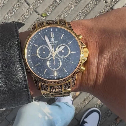 Reloj Palais Royale 1018 – Elegancia clásica con detalles de lujo y diamantes