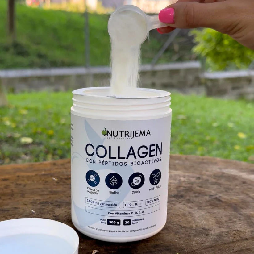 NUTRIJEMA COLÁGENO – Péptidos bioactivos que elimina arrugas y manchas al instante y dolores articulares