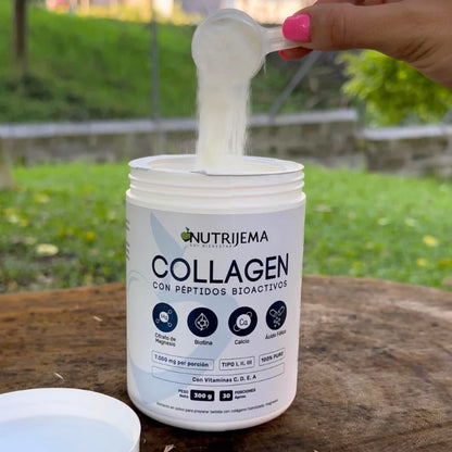NUTRIJEMA COLÁGENO – Péptidos bioactivos que elimina arrugas y manchas al instante y dolores articulares