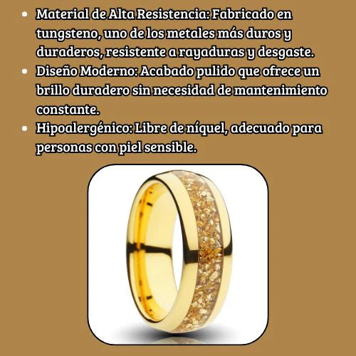 Anillo de Tungsteno Imperial Glow