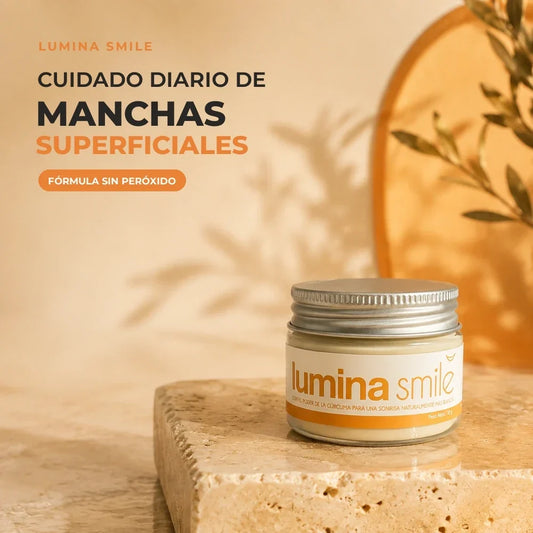 Lumina Smile — Polvo dental para manchas y caries