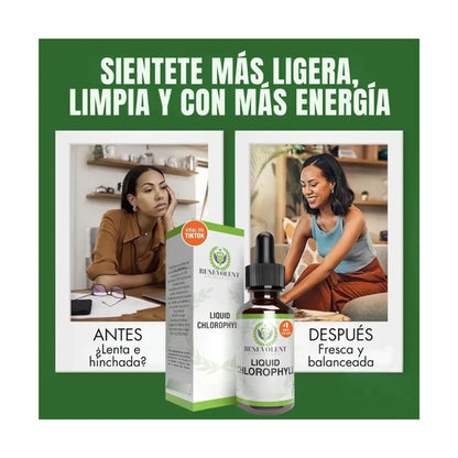 CLOROFILA LÍQUIDA - Detox natural que depura, refresca y revitaliza tu cuerpo
